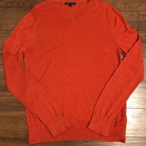 Banana Republic Men’s Orange Pullover Sweater